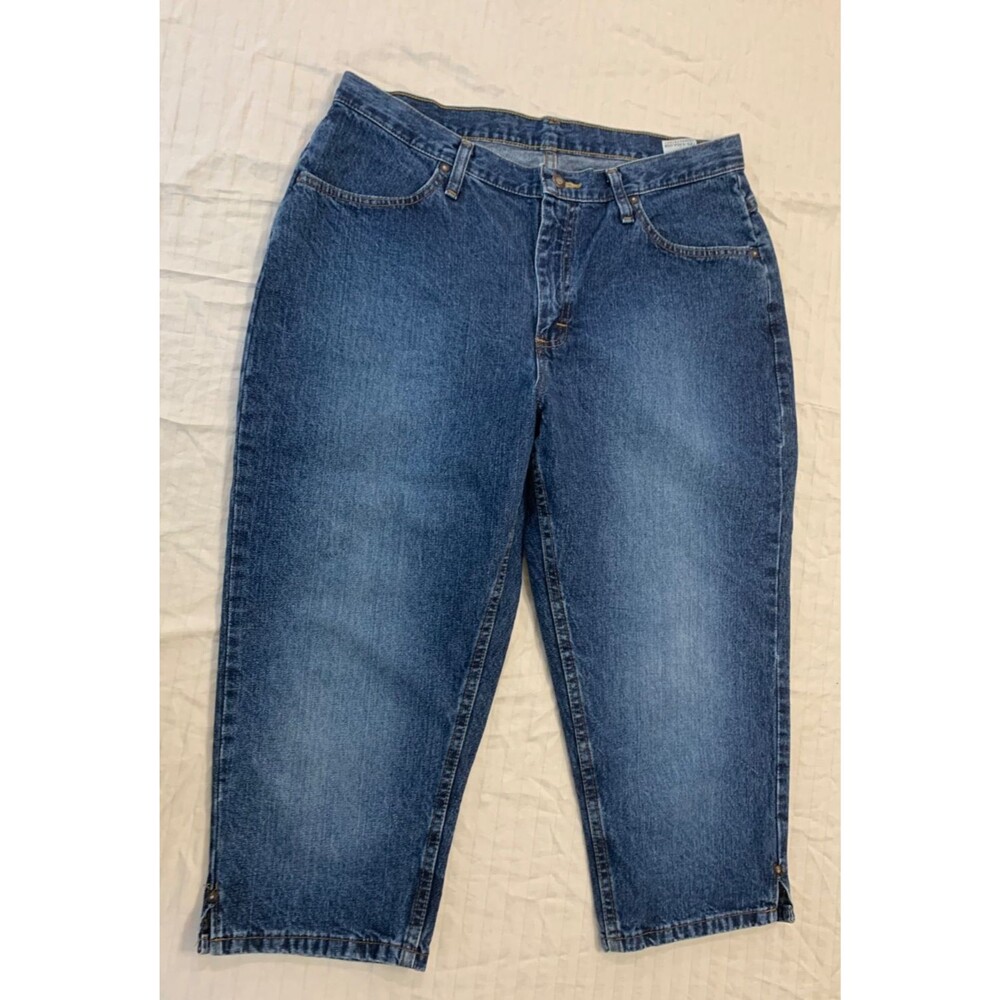 RIDERS BY LEE WOMENS JEANS CAPRIS PANTS SIZE 16